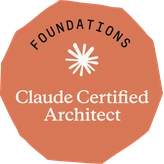 Claude Certified Architect – Foundations badge issued by Anthropic