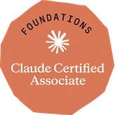 Claude Certified Associate – Foundations badge issued by Anthropic